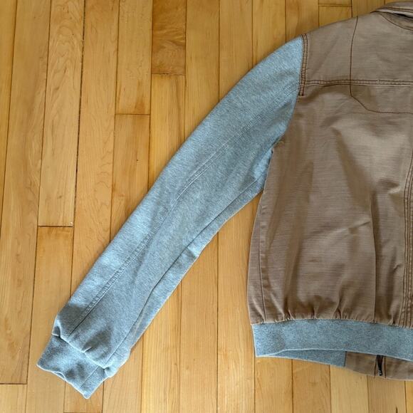 Anthropologie Hei Hei Excursion Bomber Jacket Women's L Coat Utility Collared - Picture 10 of 11